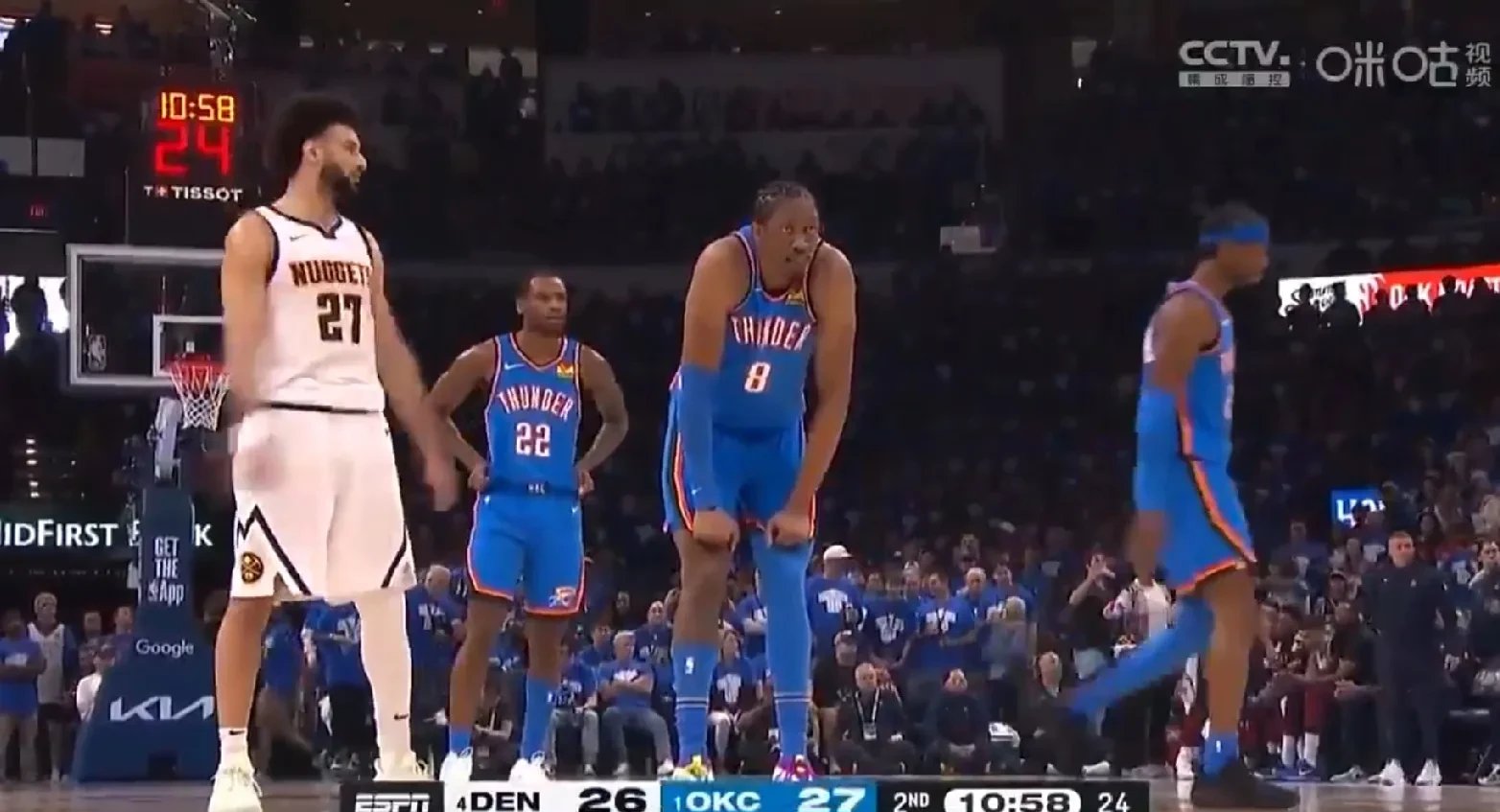 关于中国男篮完胜掘金，威斯布鲁克爆发神勇的信息